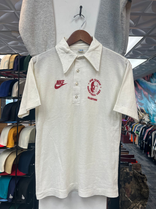 Vintage 1970s Nike Basketball Camp Polo