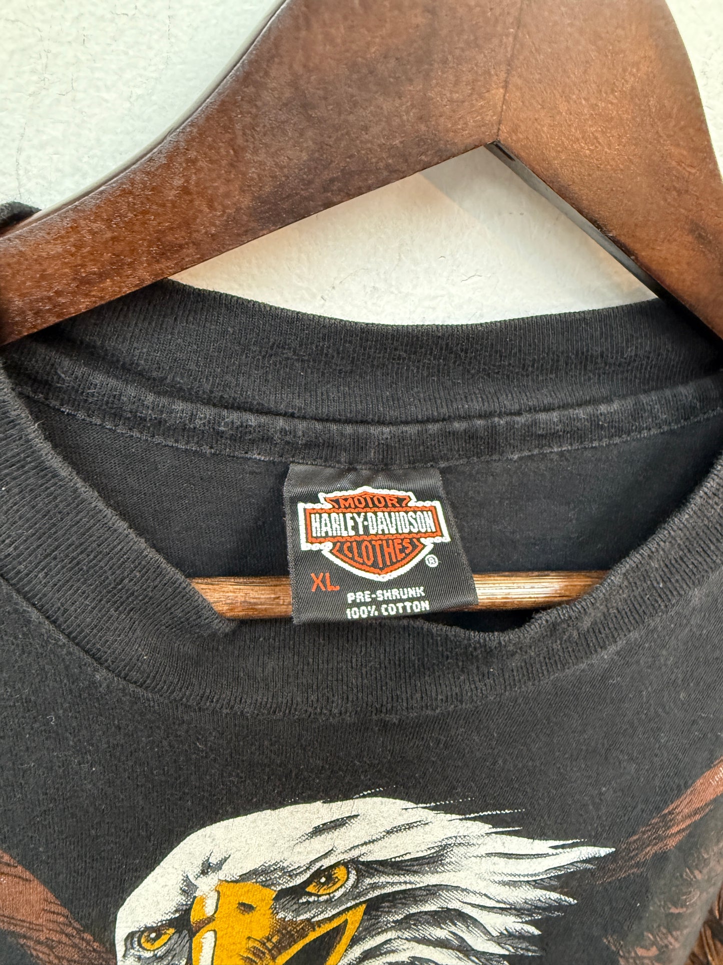 Vintage Harley Davidson Bald Eagle Tee