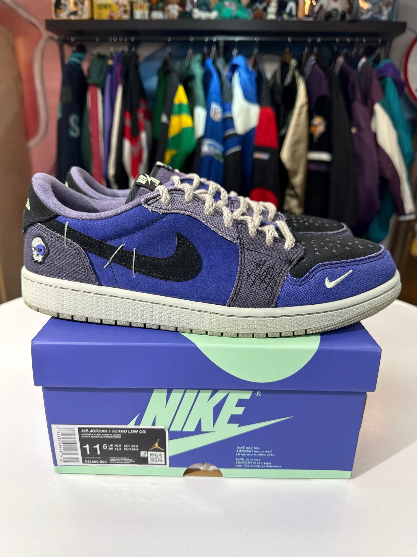 Preowned Jordan 1 Low Zion Williamson Voodoo Alternate