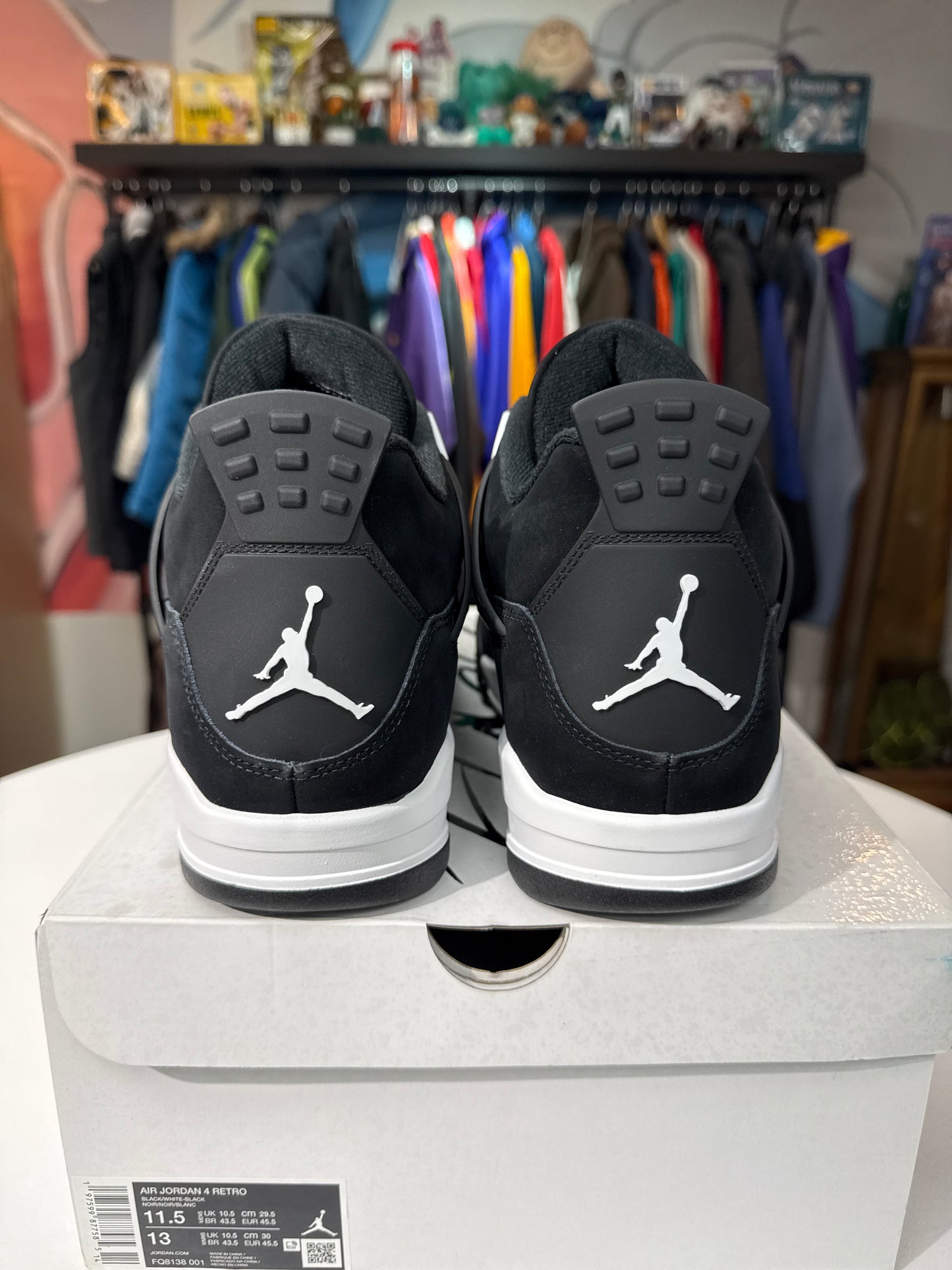 New Jordan 4 White Thunder
