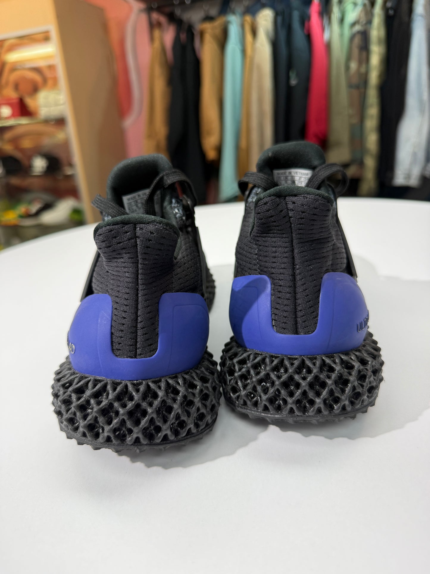 Preowned Black Purple Adidas Ultra 4D