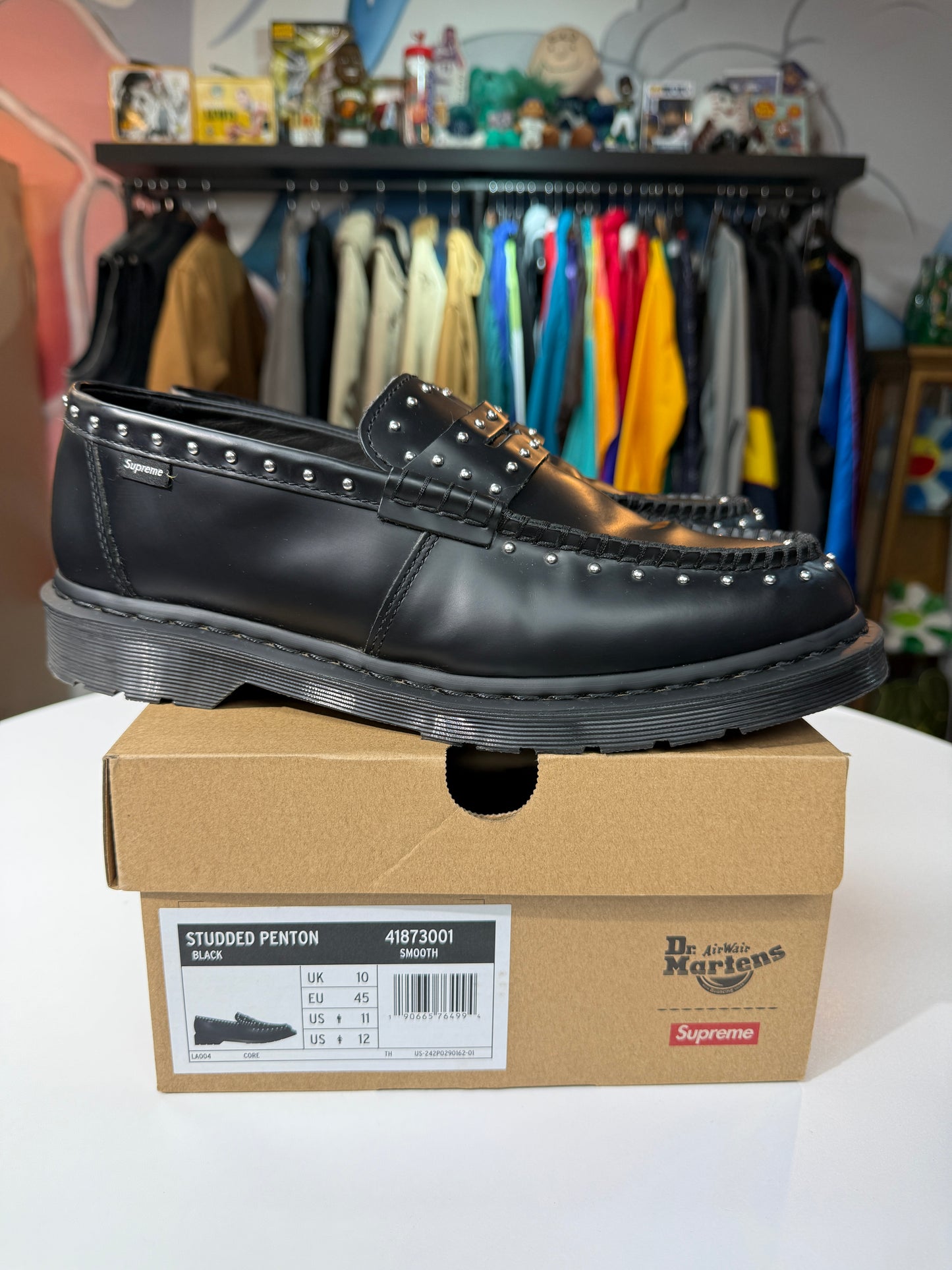 Preowned Supreme Dr. Martens Studded Penton Loafer