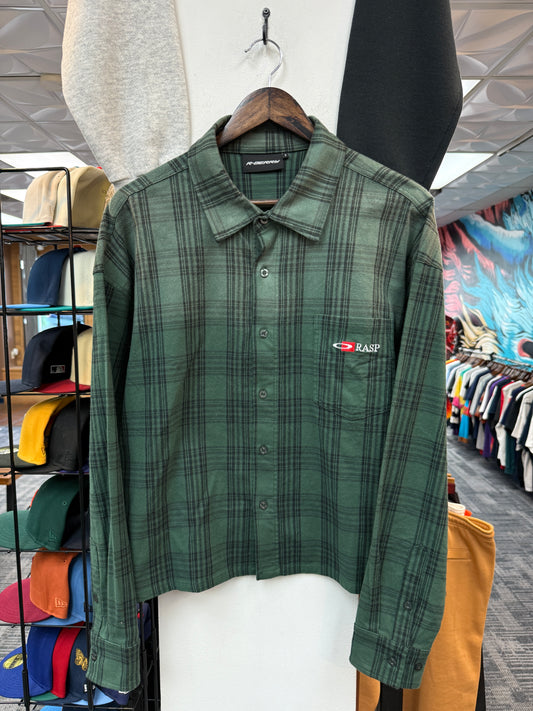 GV Raspberry Green Flannel