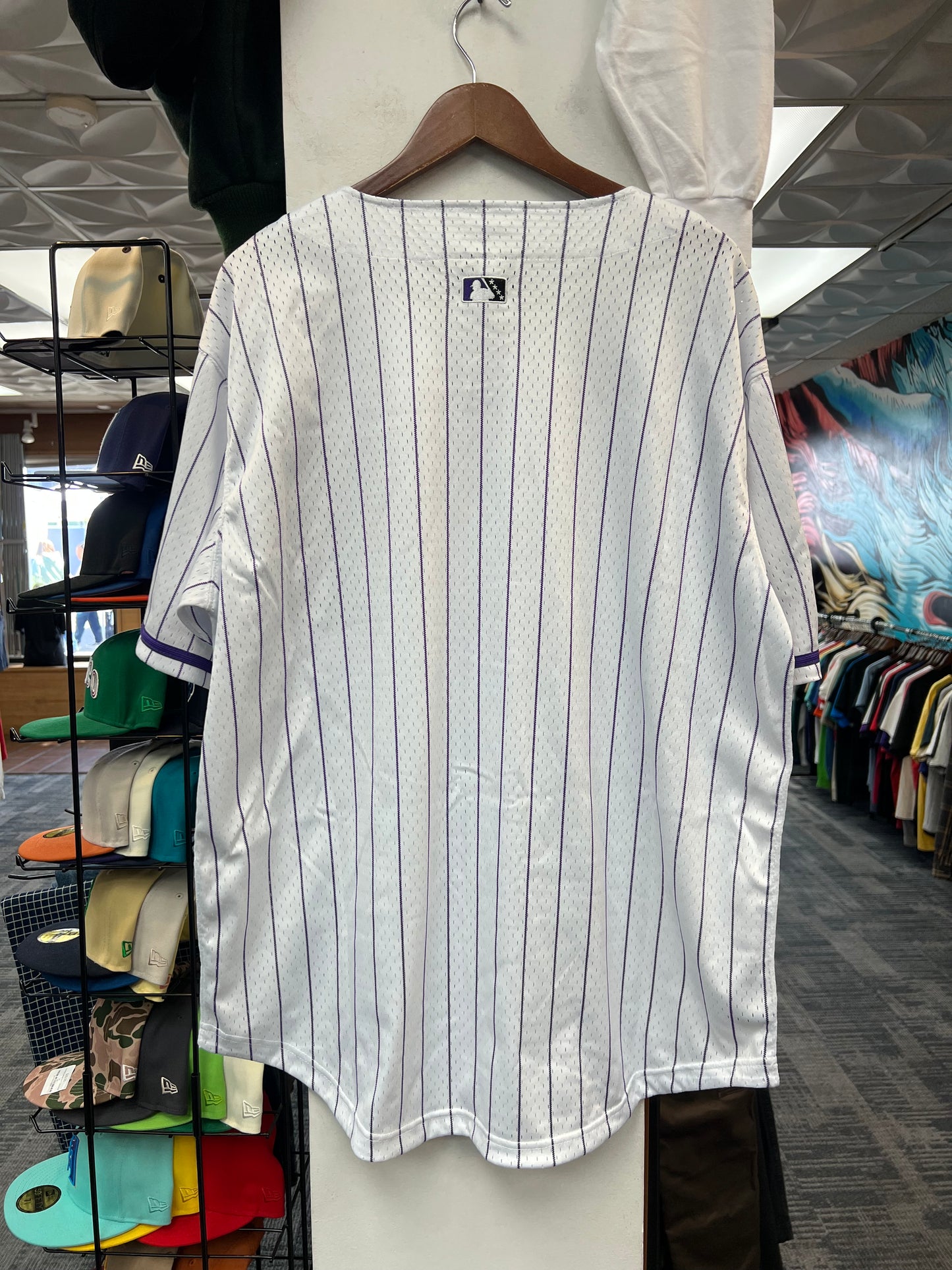 Winston-Salem Dash Pinstripe Baseball Jersey