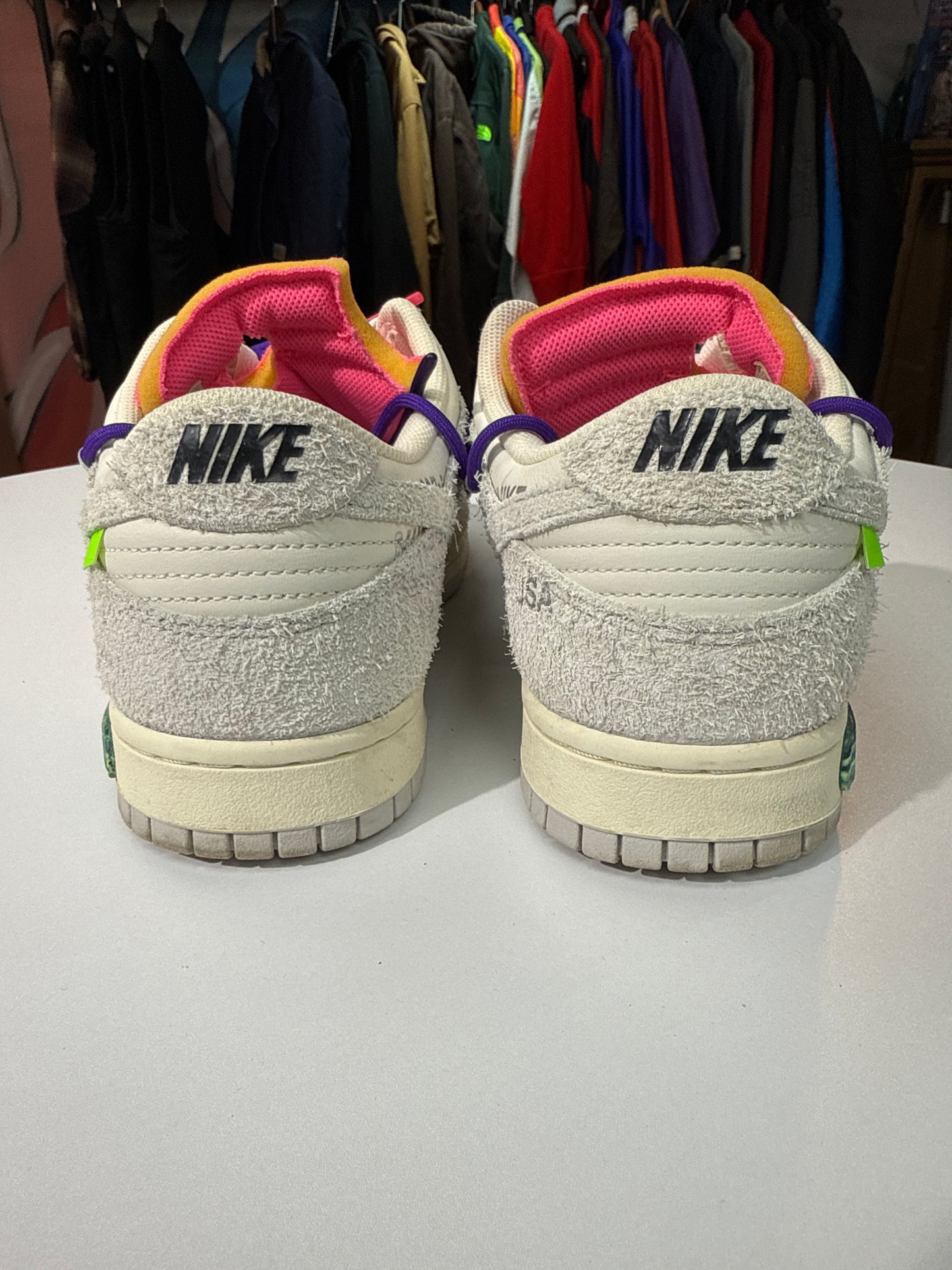 Preowned Off-White Dunk Low Lot 15