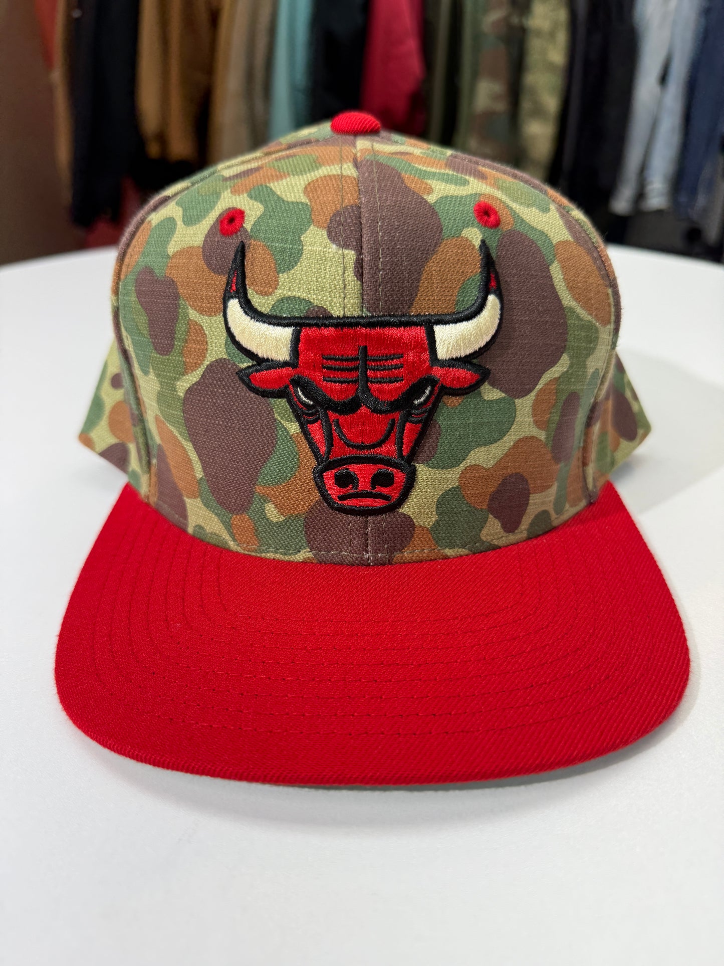 Bulls Camo Strapback