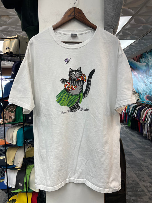 Vintage Crazy Shirts Hawaii Cat Tee