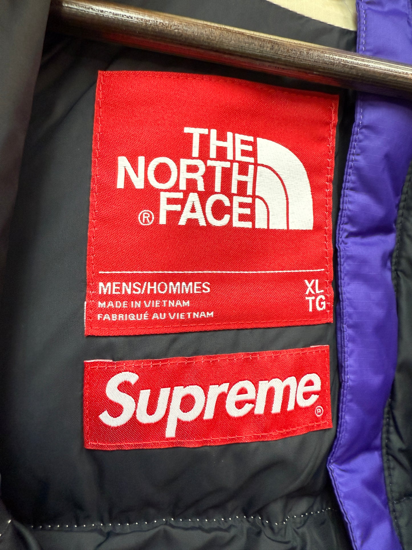 New Supreme The North Face Split Nuptse Jacket