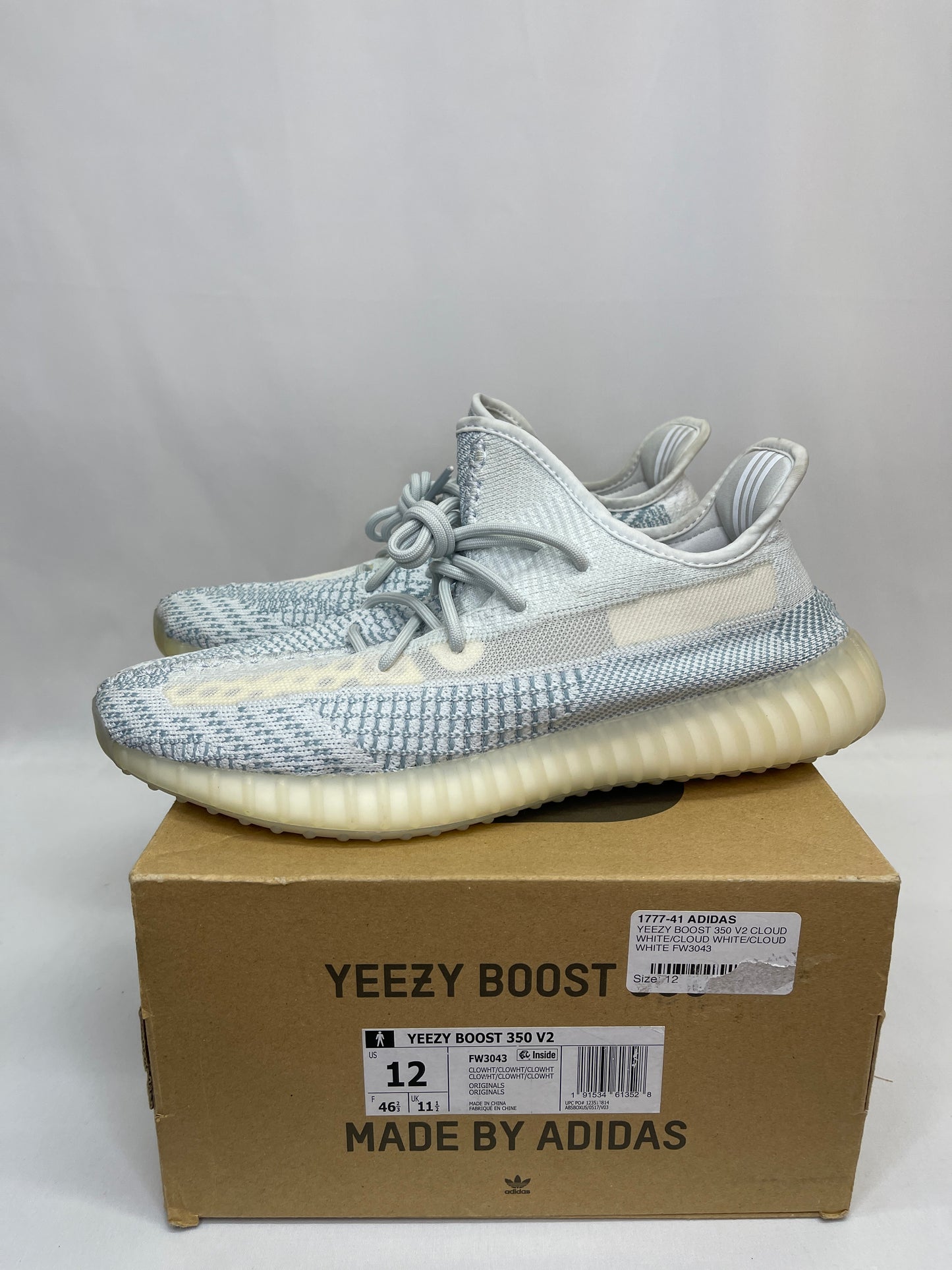 Preowned Yeezy 350 Cloud White