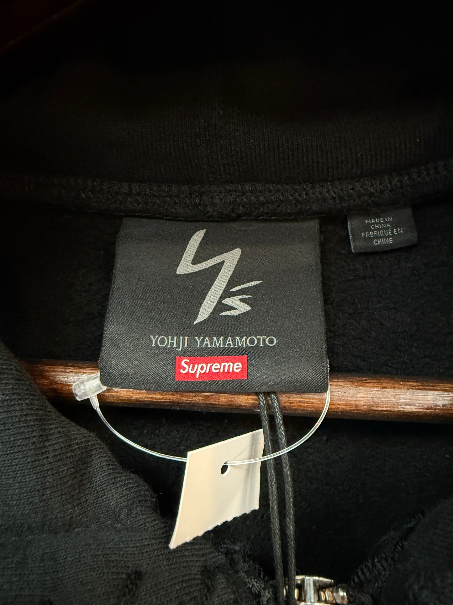 New Supreme Y’s by Yohji Yamamoto Zip Up Hoodie