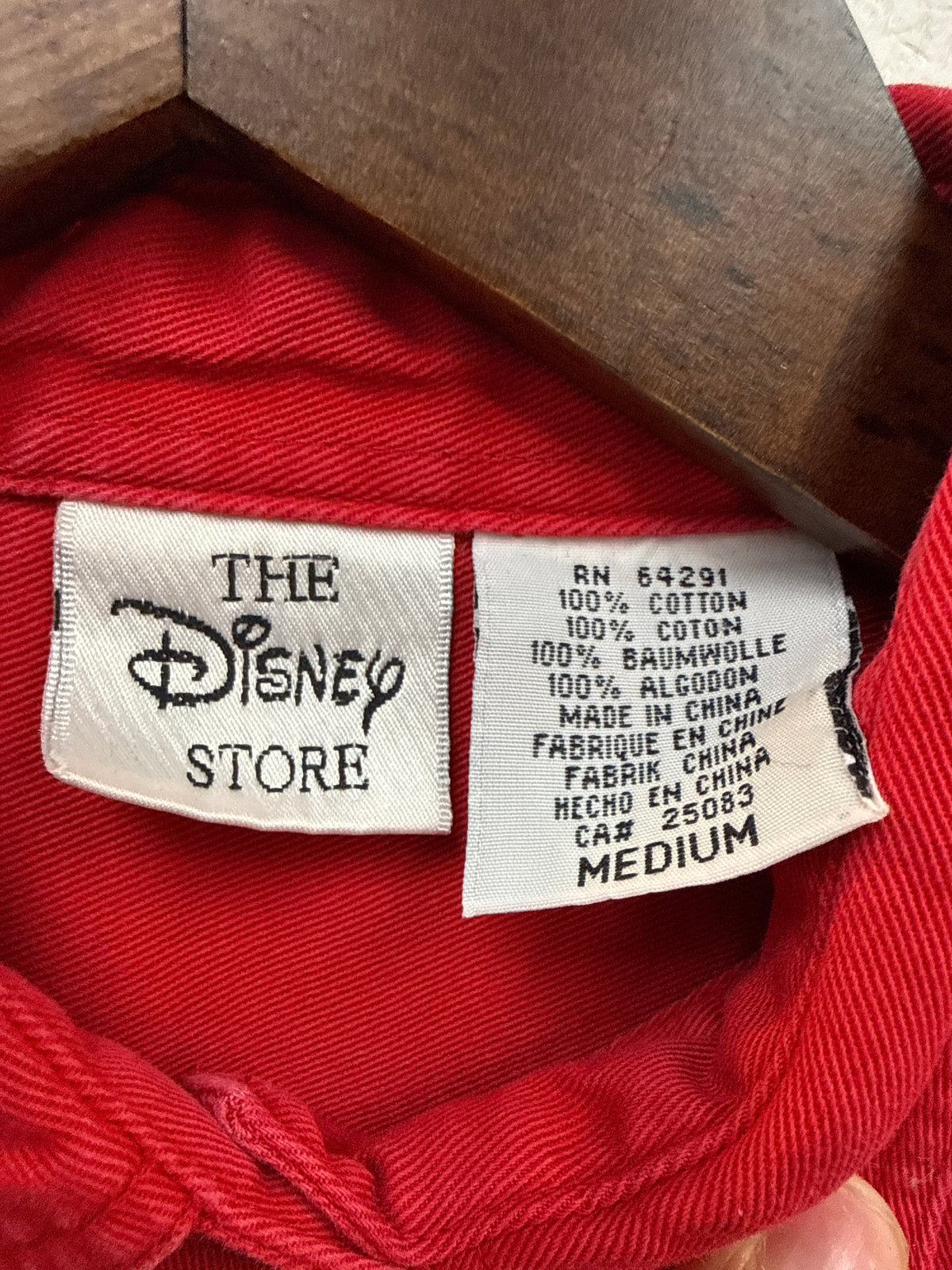 Vintage Disney Winnie the Pooh Sled Button Up