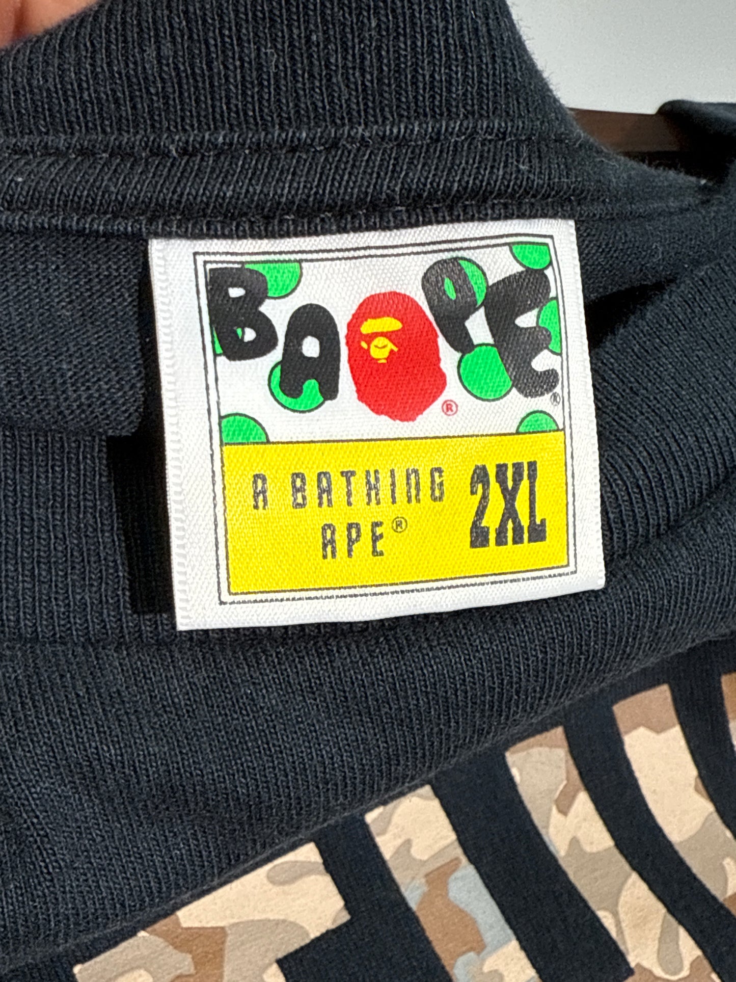 Bape Sand Camo NYC Logo Tee