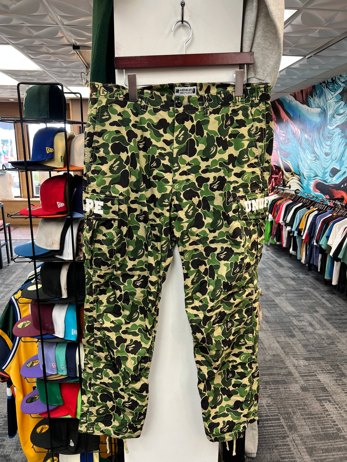 Bape x Undefeated ABC Camo 6 Pocket Pants