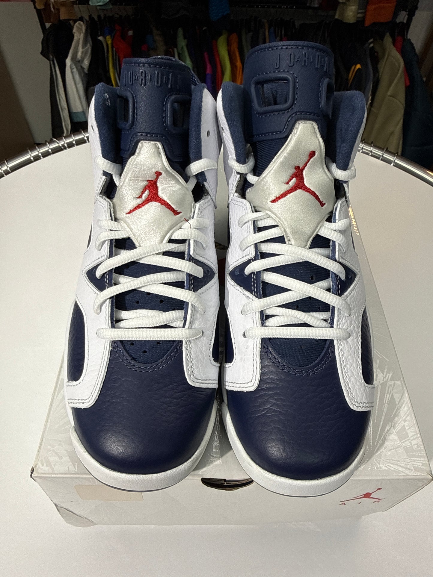 Preowned Jordan 6 Olympic (2024)