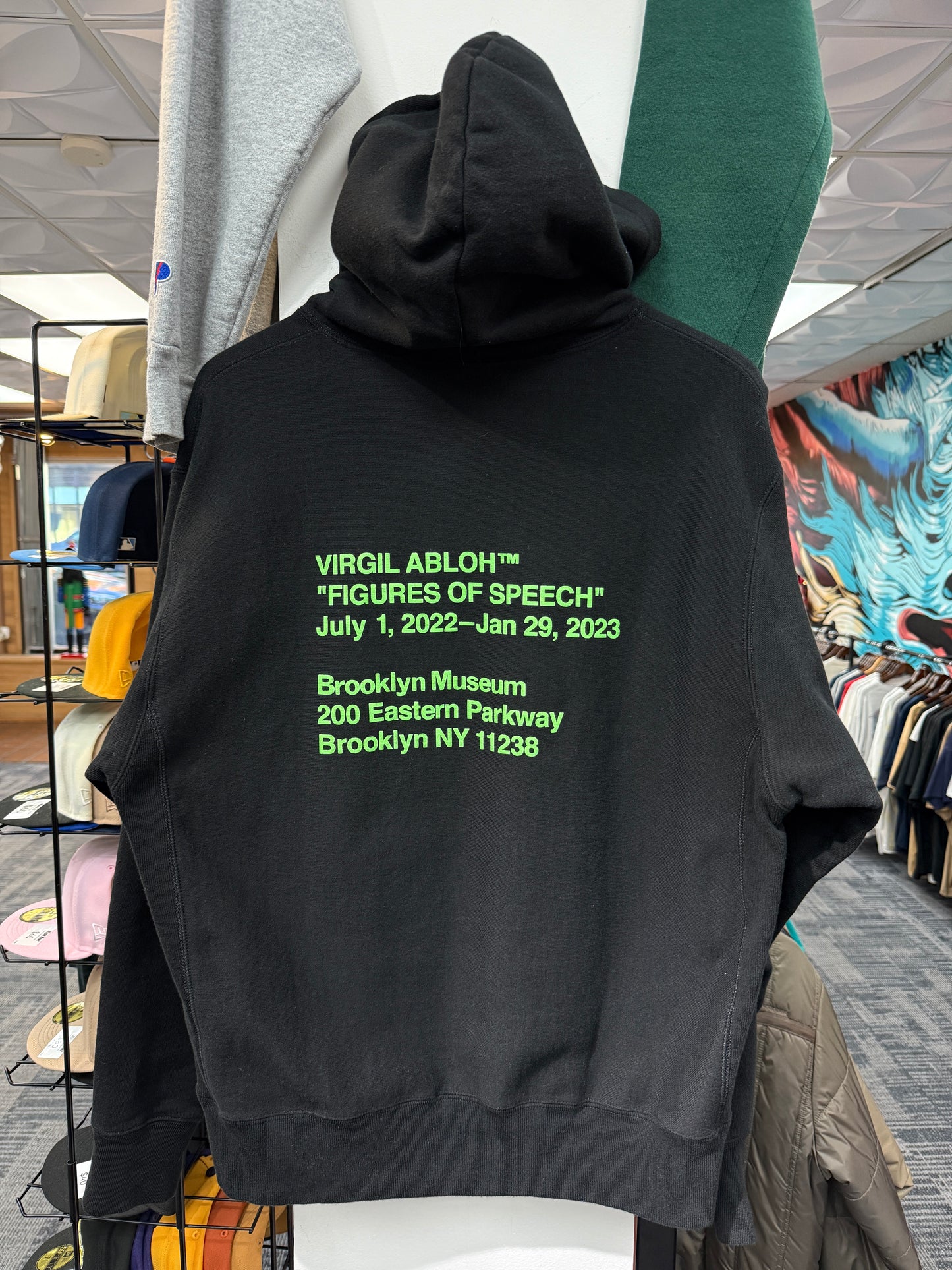 Virgil Abloh Disney Brooklyn Museum Mickey Mouse Hoodie