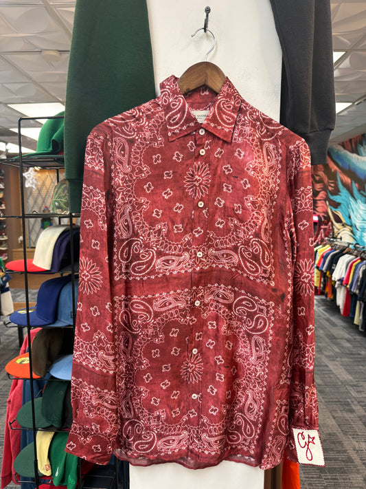 Golden Goose Badana Print Button Up