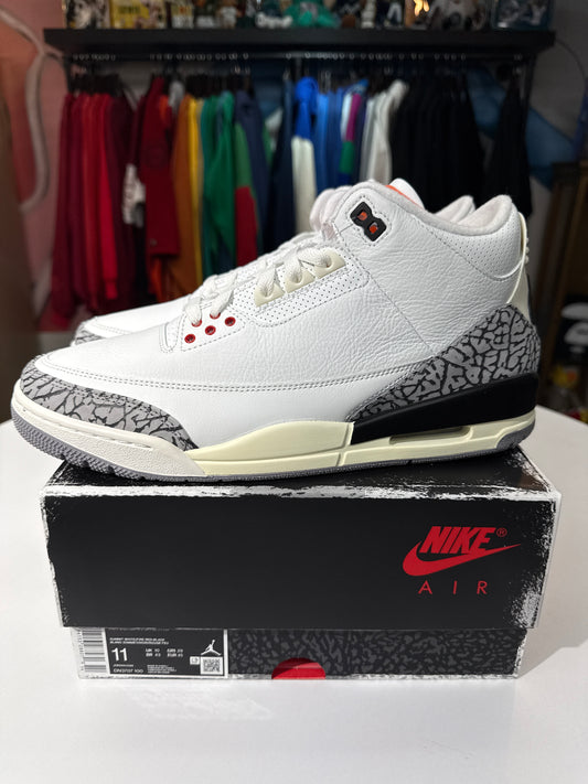 New Jordan 3 White Cement Reimagined