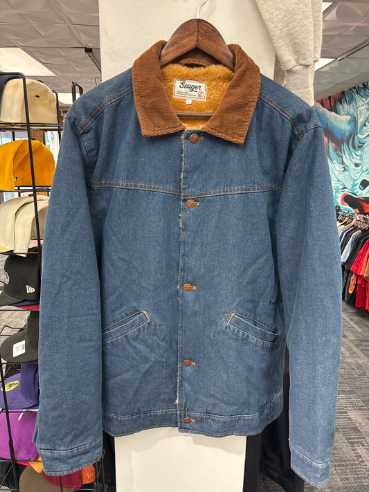 Seager Sherpa Lined Denim Jacket