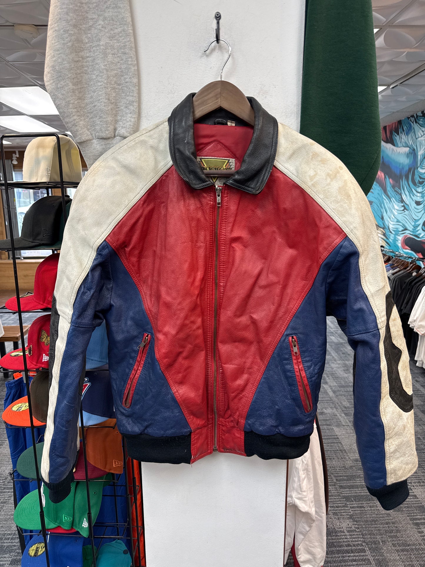 Vintage Phase 2 Leather 8 Ball Jacket