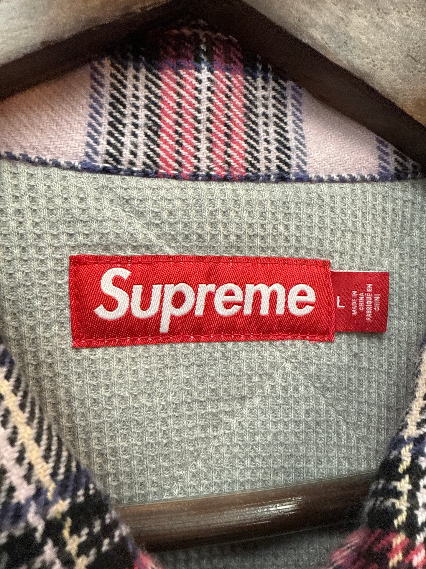Supreme Thermal Lined Zip Up Flannel