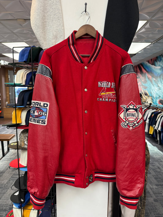 Vintage Cardinals Reversible Jeff Hamilton Varsity Jacket