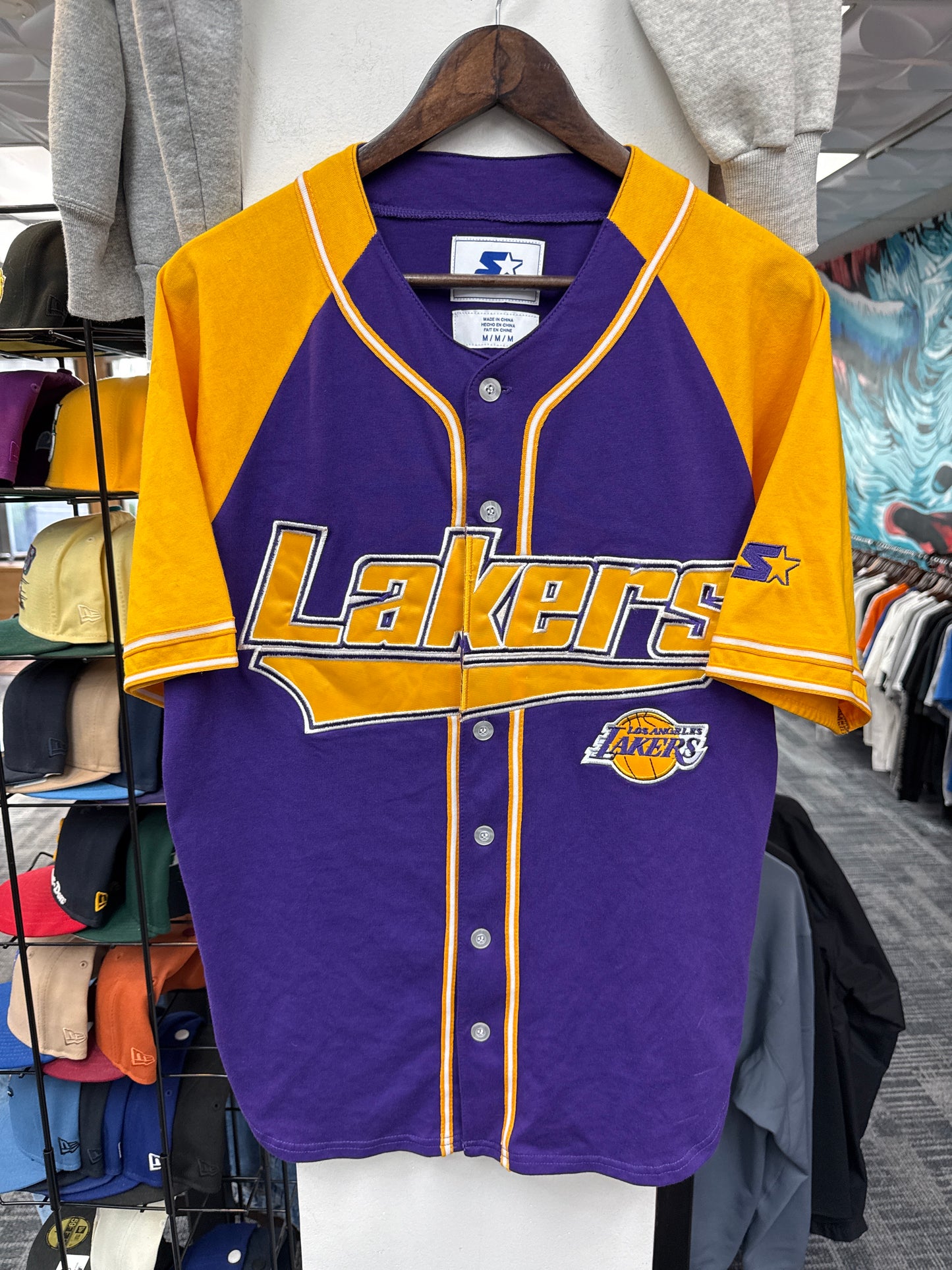 Starter Lakers Baseball Jersey