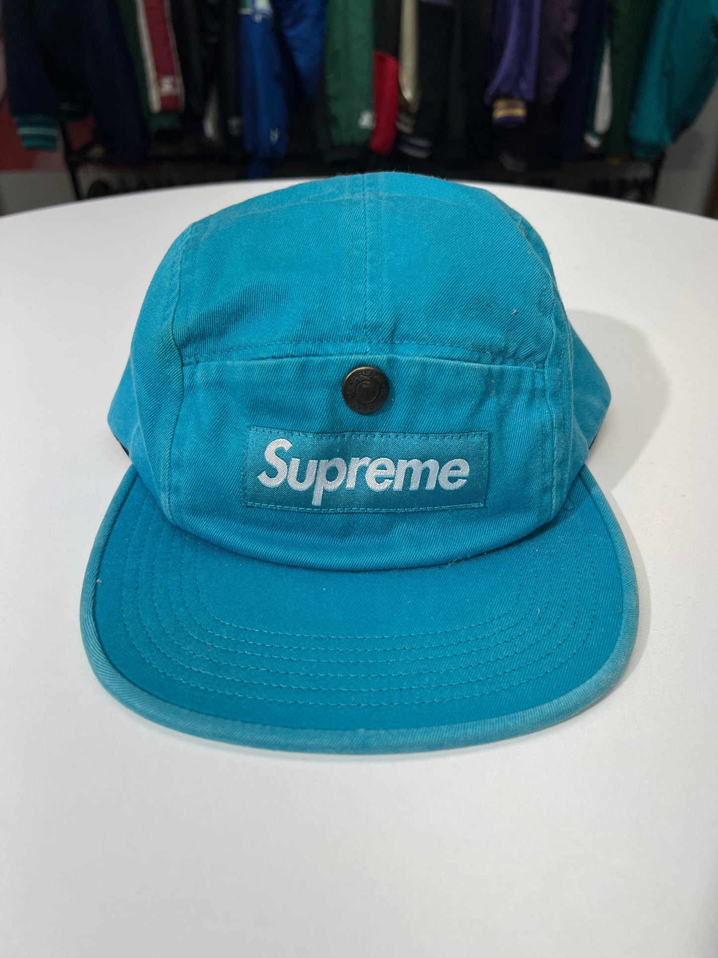 Supreme Snap Button Pocket Camp Cap