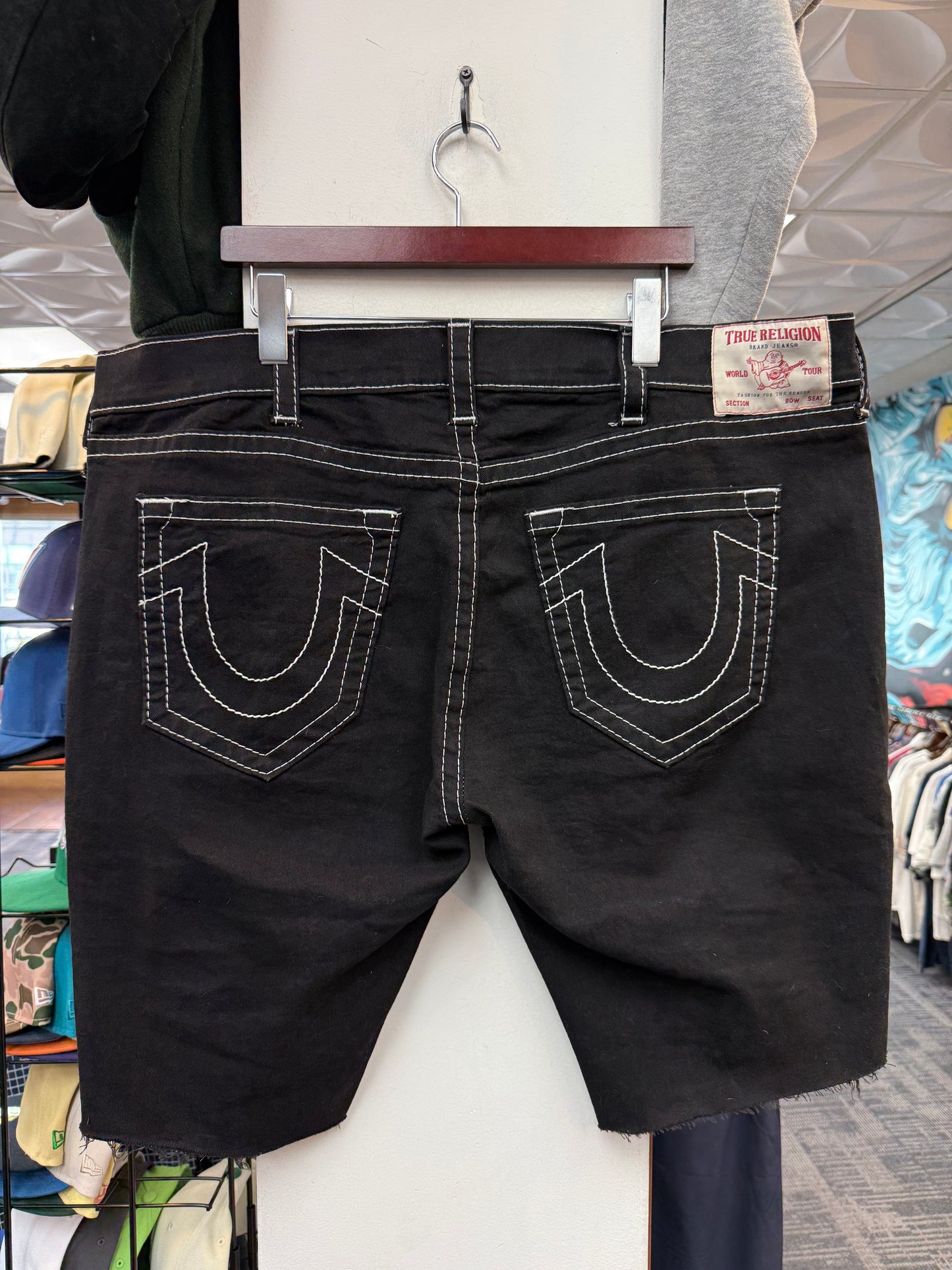 True Religion Rocky Jean Shorts