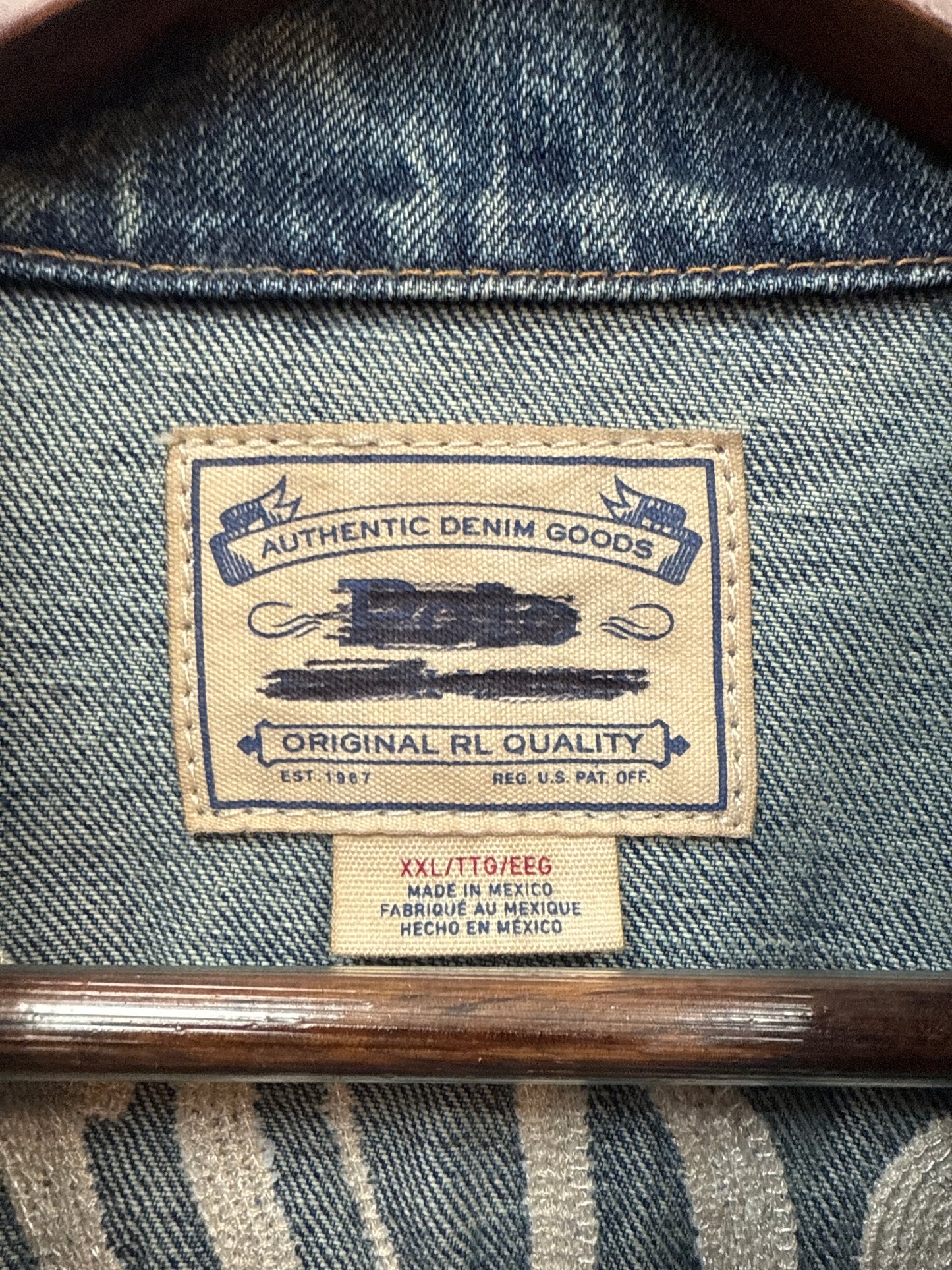 New Polo Ralph Lauren Spartans Denim Jacket