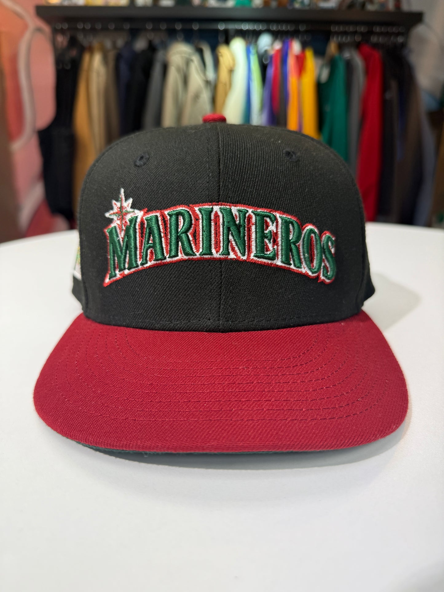 Seattle Mariners Marineros Black Fitted