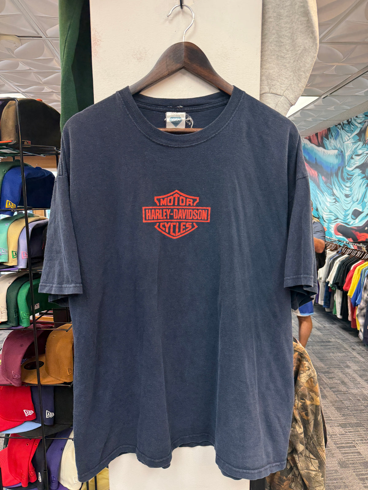 Vintage Harley Davidson Navy Tee