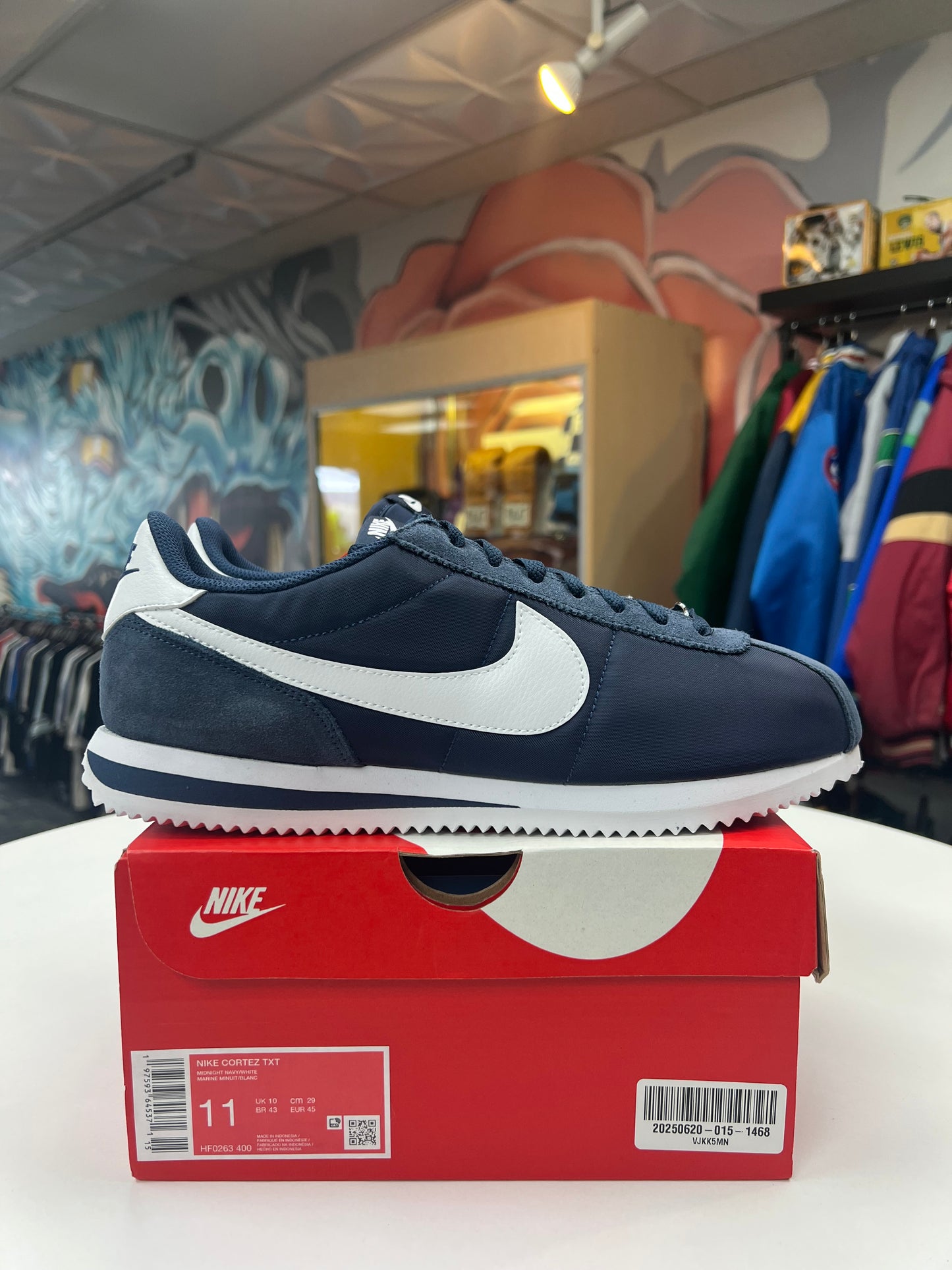 New Nike Cortez TXT Midnight Navy