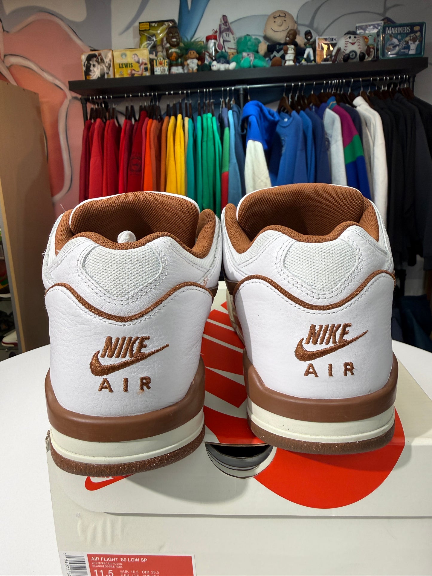 Preowned Pecan Stussy Air Flight 89 Low