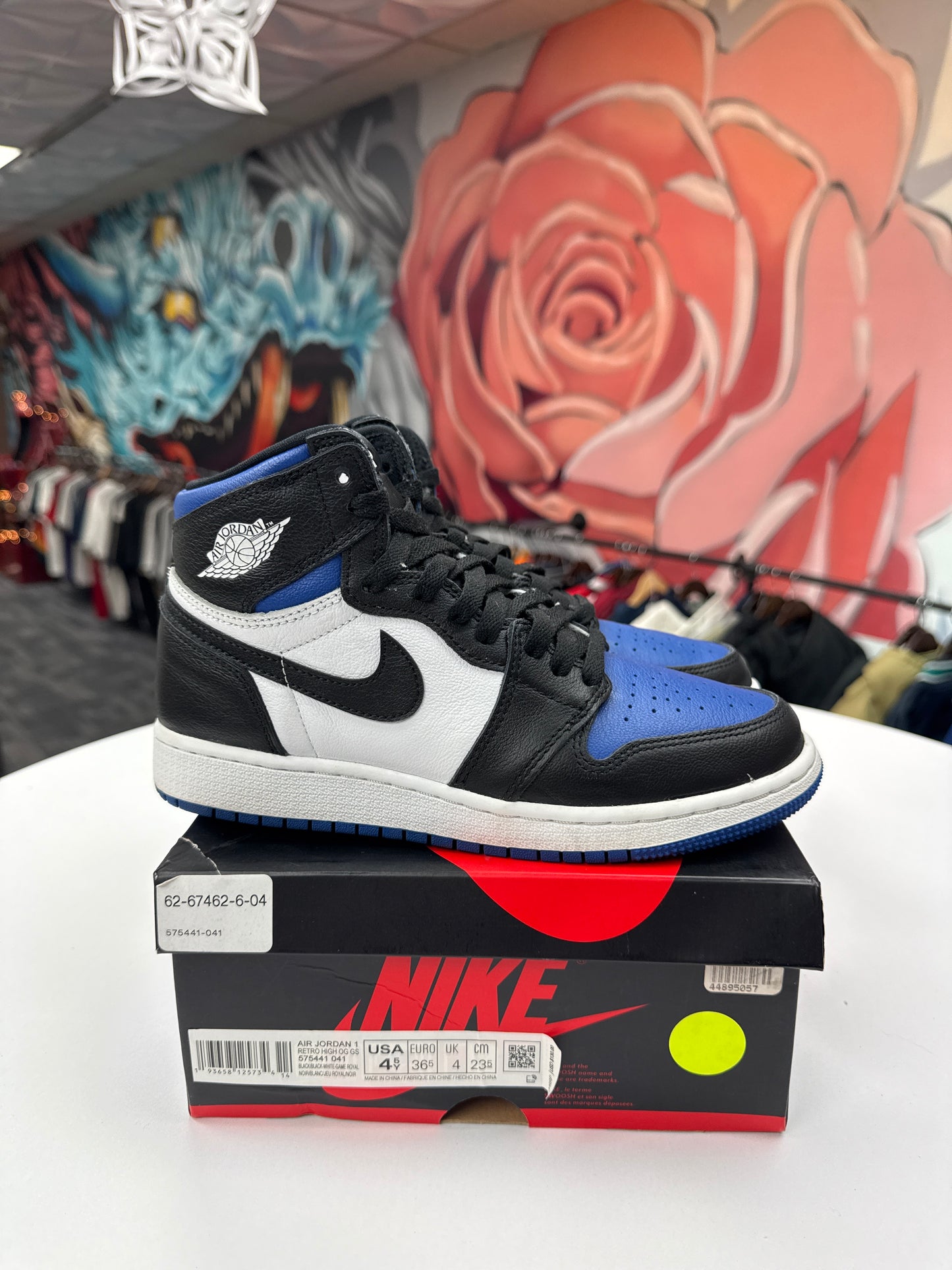 Preowned Jordan 1 Royal Toe