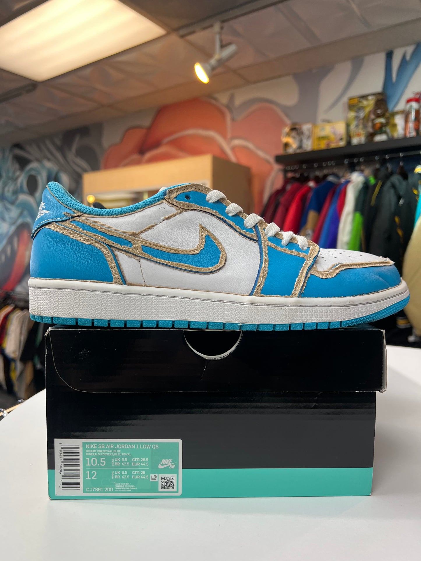 Preowned Lance Mountain Jordan 1 Low SB QS Desert Ore