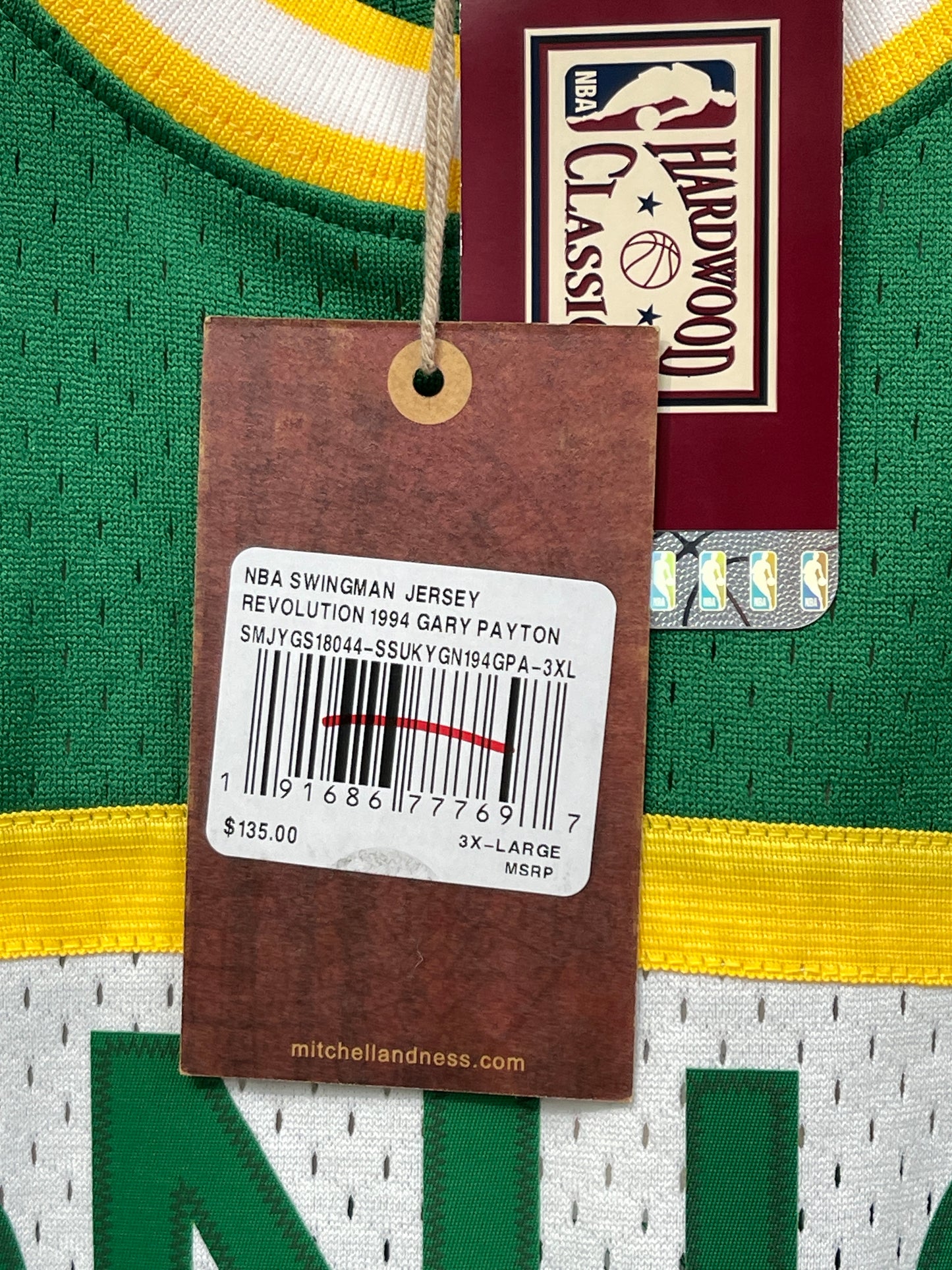 Mitchell & Ness Payton Sonics Jersey