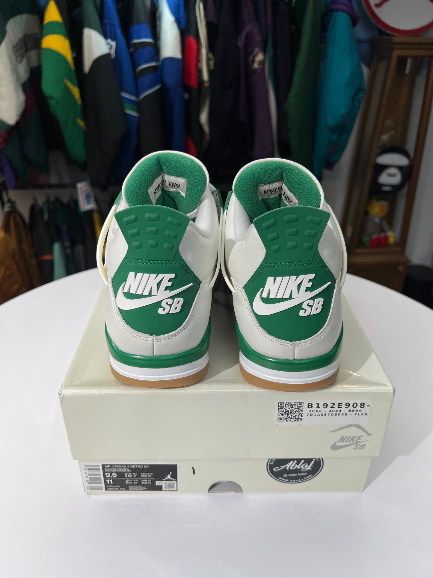 VNDS Jordan 4 Retro SB Pine Green