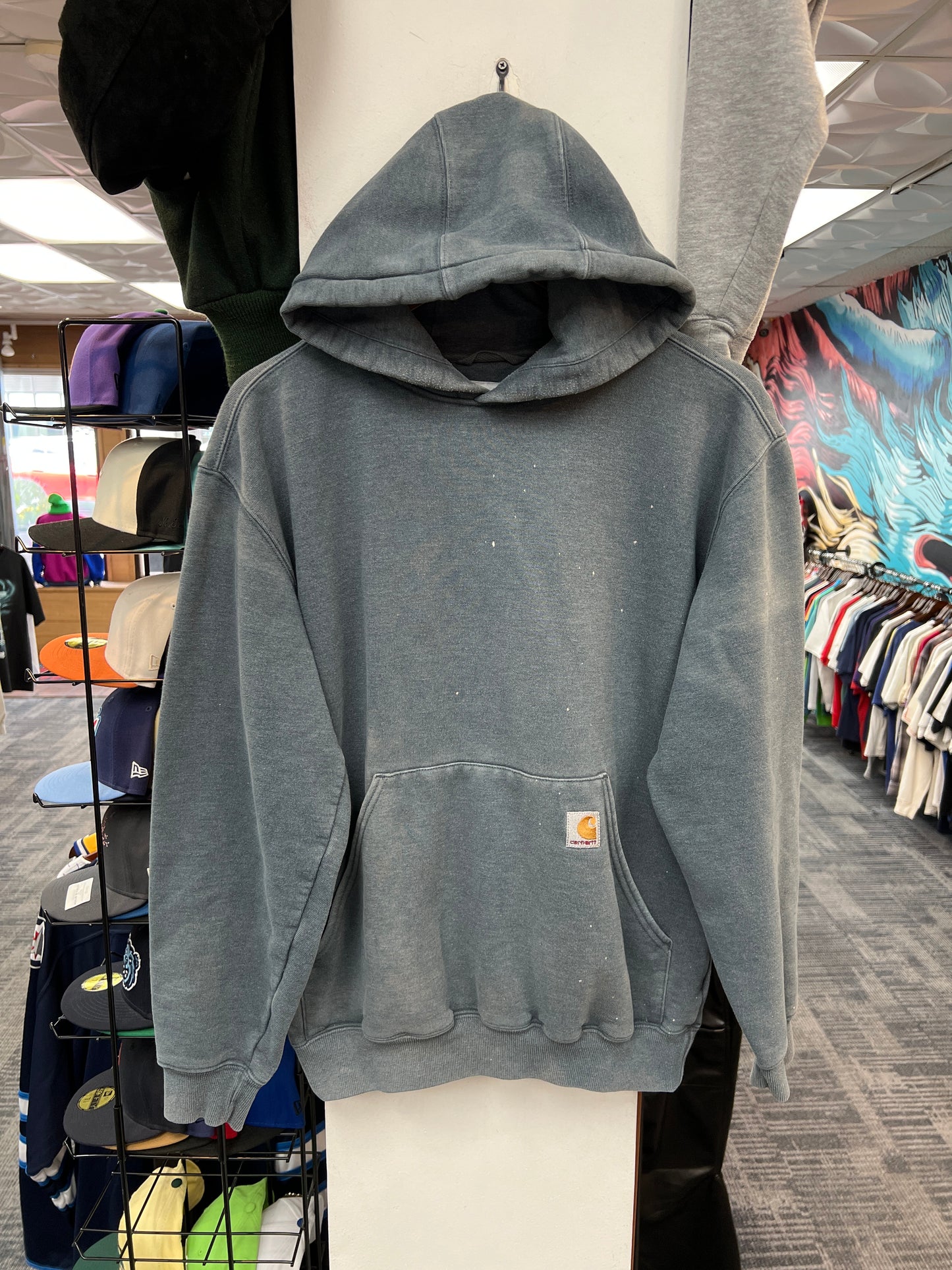 Carhartt Faded Blue-Grey Hoodie