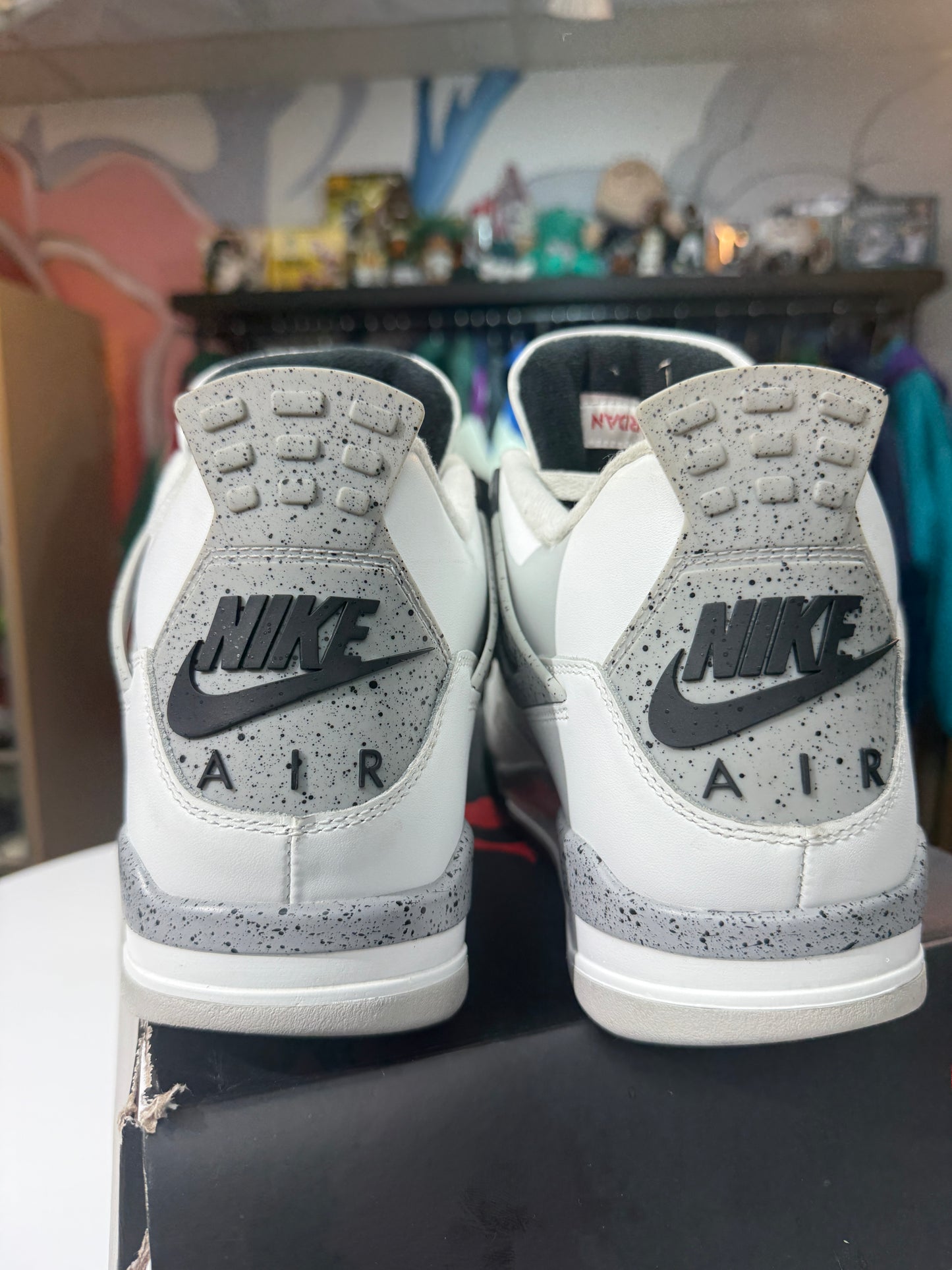 Preowned White Cement Jordan 4 (2025)