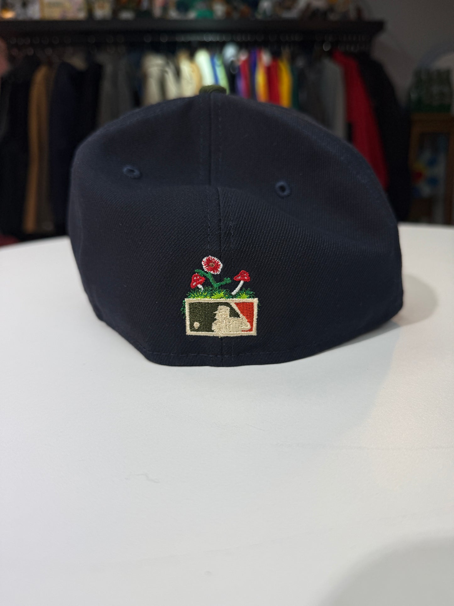 Anaheim Angels Sprouted Fitted Hat