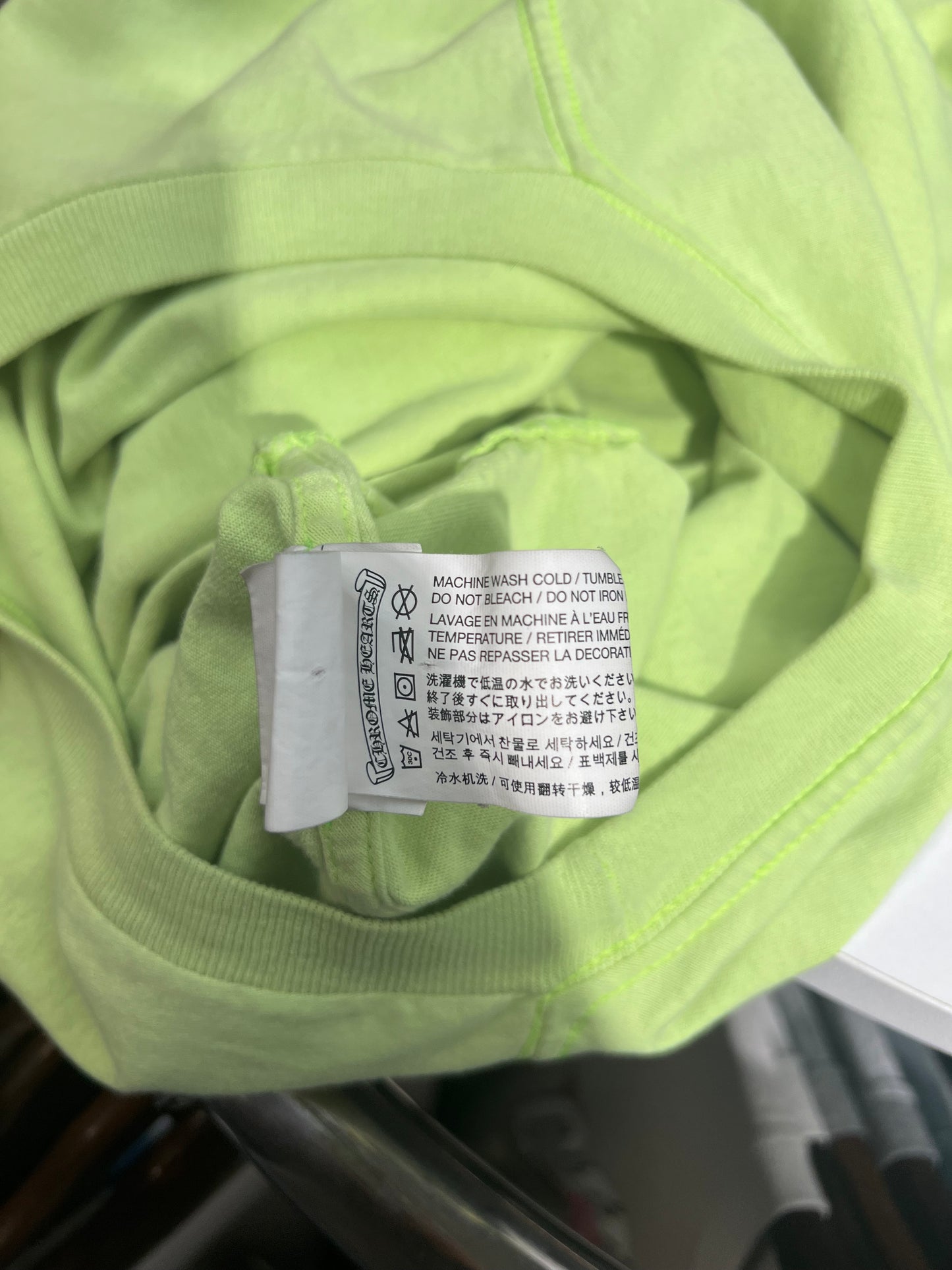 Chrome Heart Neon Flame Long Sleeve Tee