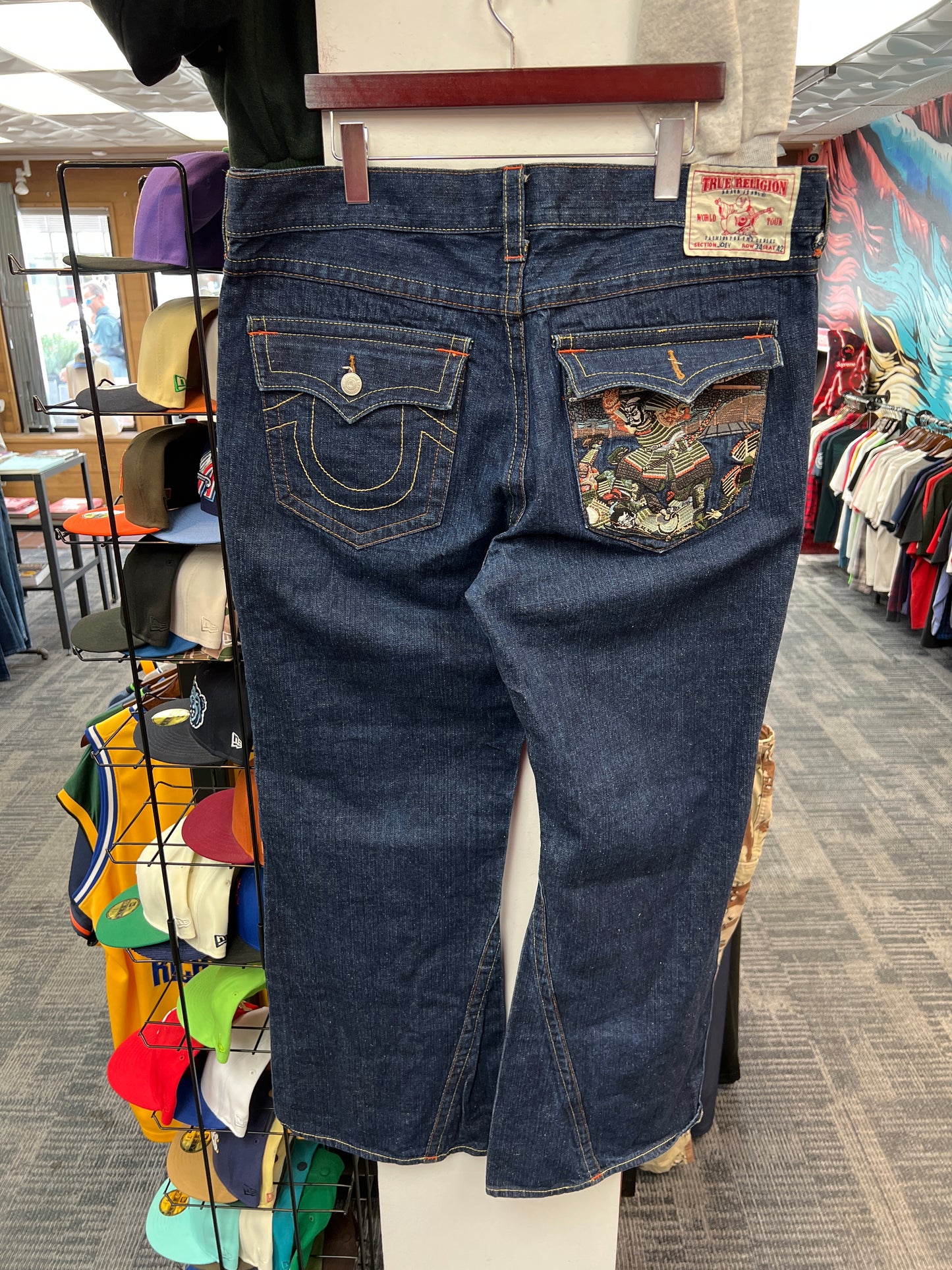 True Religion Dark Wash Samurai Denim