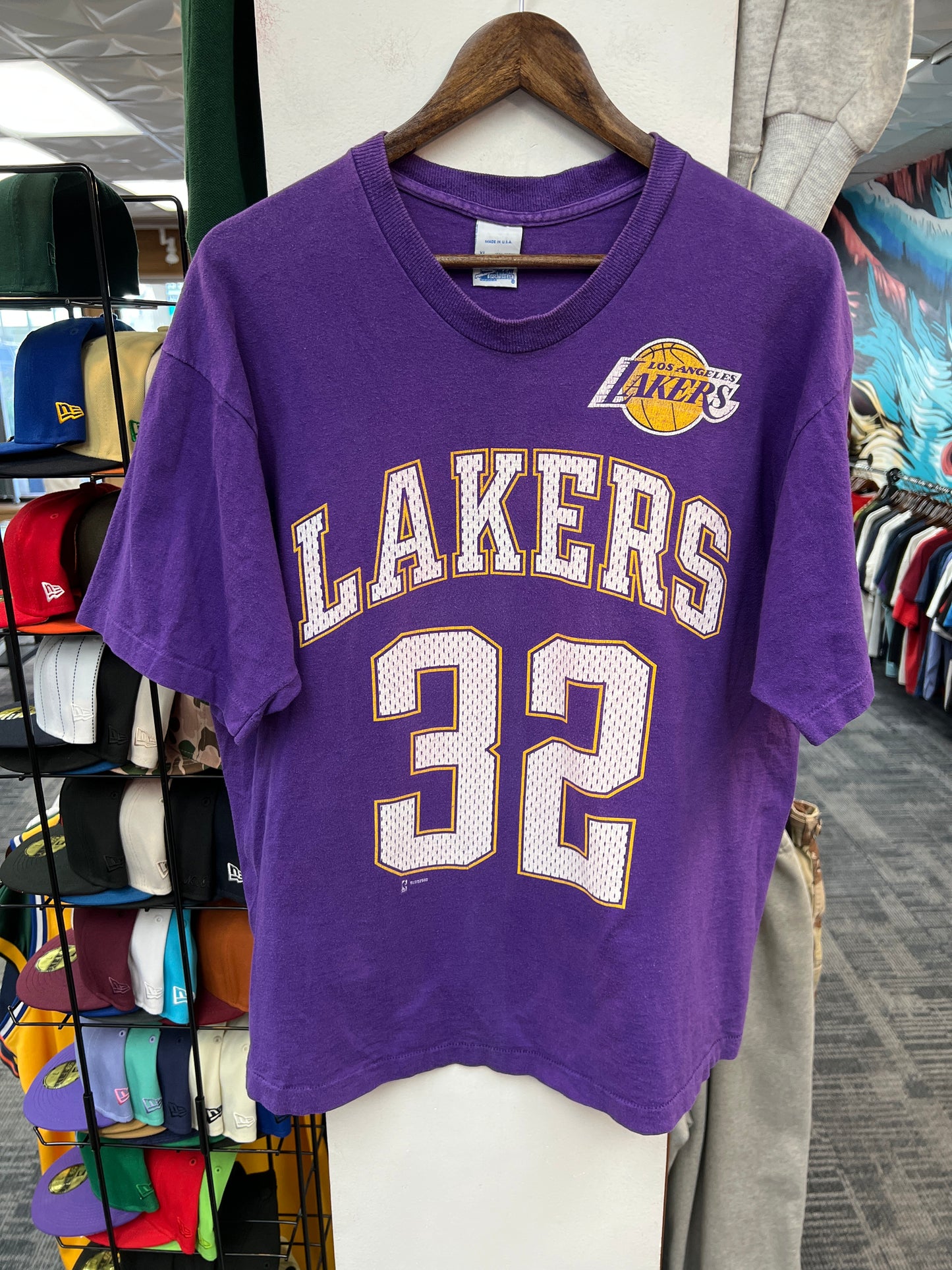 Vintage Lakers Magic Johnson Jersey Tee