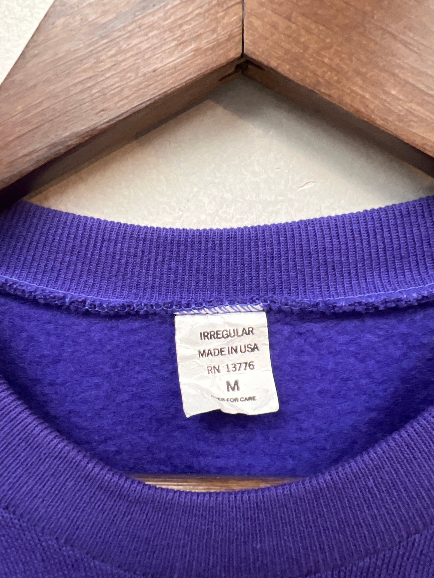 Rush Crest Purple/Grey Crewneck