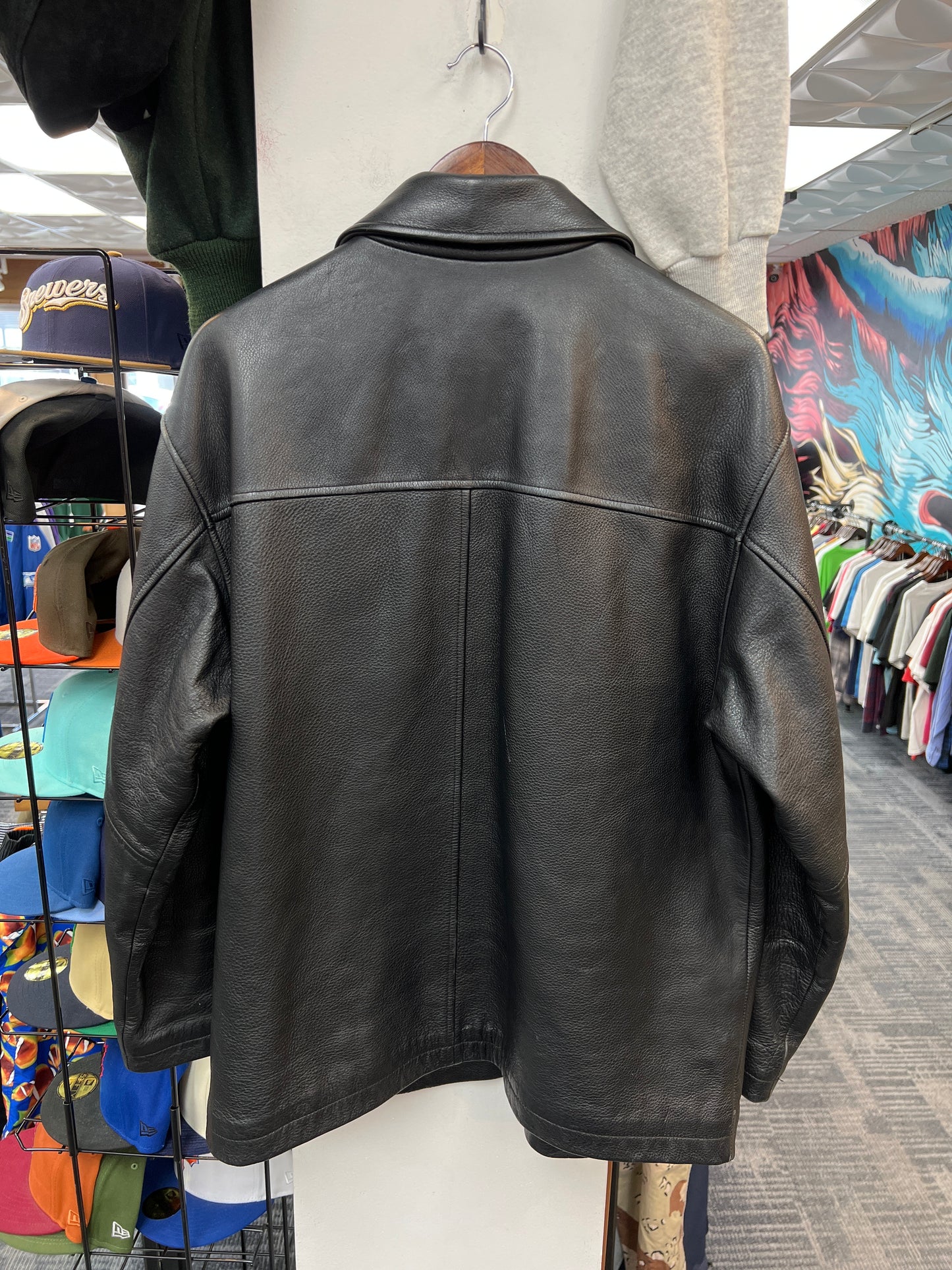 Vintage Full Zip Leather Jacket