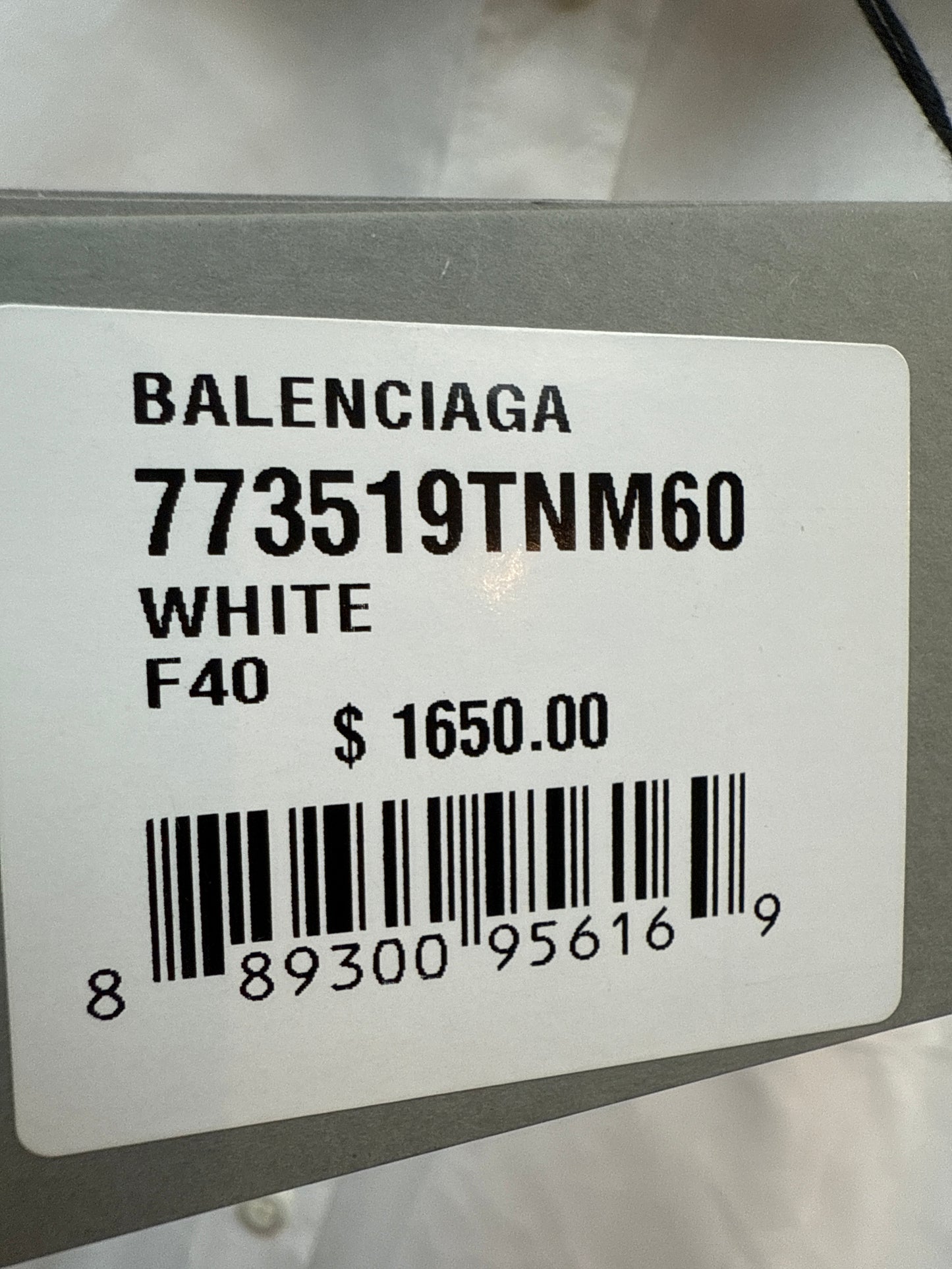 New Balenciaga Oversized Crystal Button Up