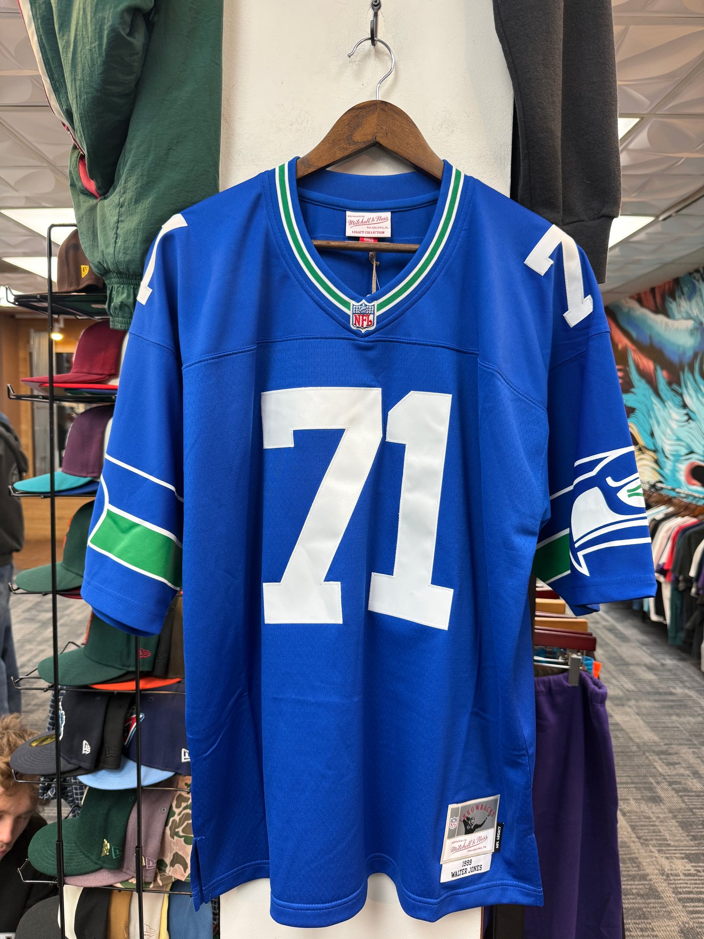 New Seahawks Walter Jones Mitchell&Ness Legacy Jersey