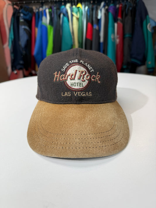 Vintage Hard Rock Las Vegas Wool Strapback Hat