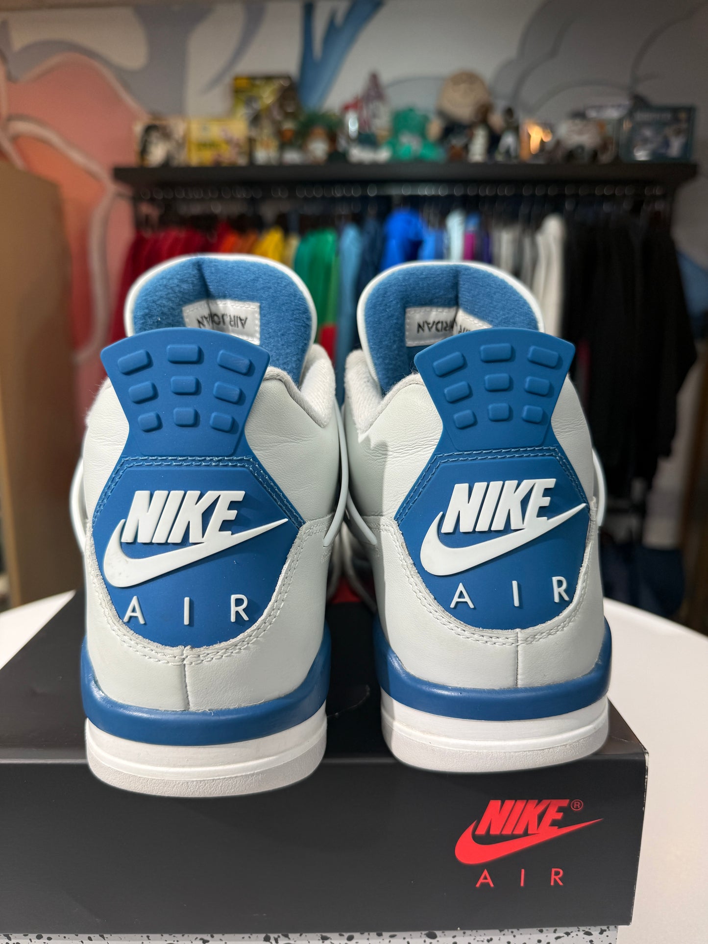 Preowned Military Blue Jordan 4 (2024)