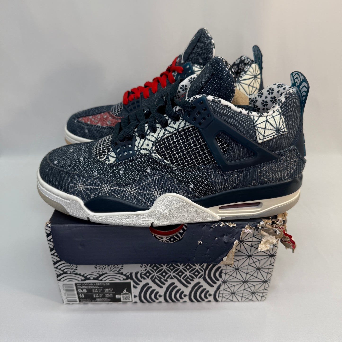 New Jordan 4 Sashiko